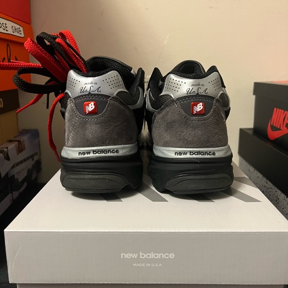 MENS DTLR NEW BALANCE 990 V3 GR3YSCALE M990DL3 Black Grey Mens Size 14 - Picture 4 of 10